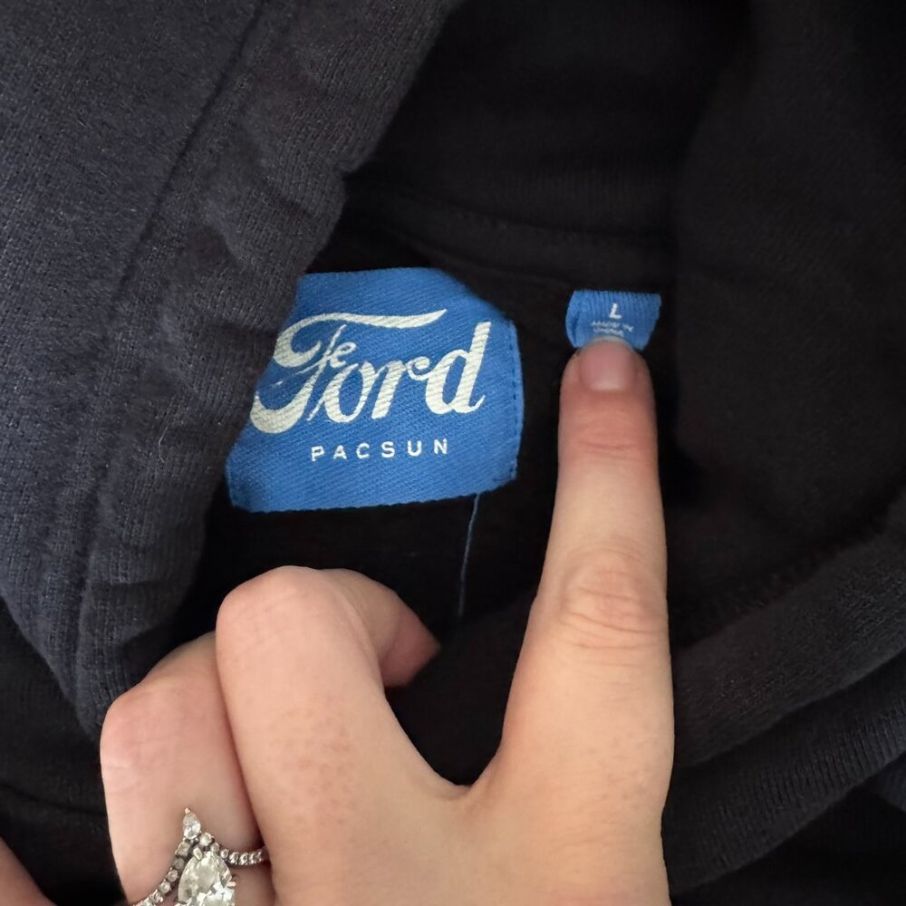 PacSun FORD Bolo Tie Hoodie - Picture 5 of 12